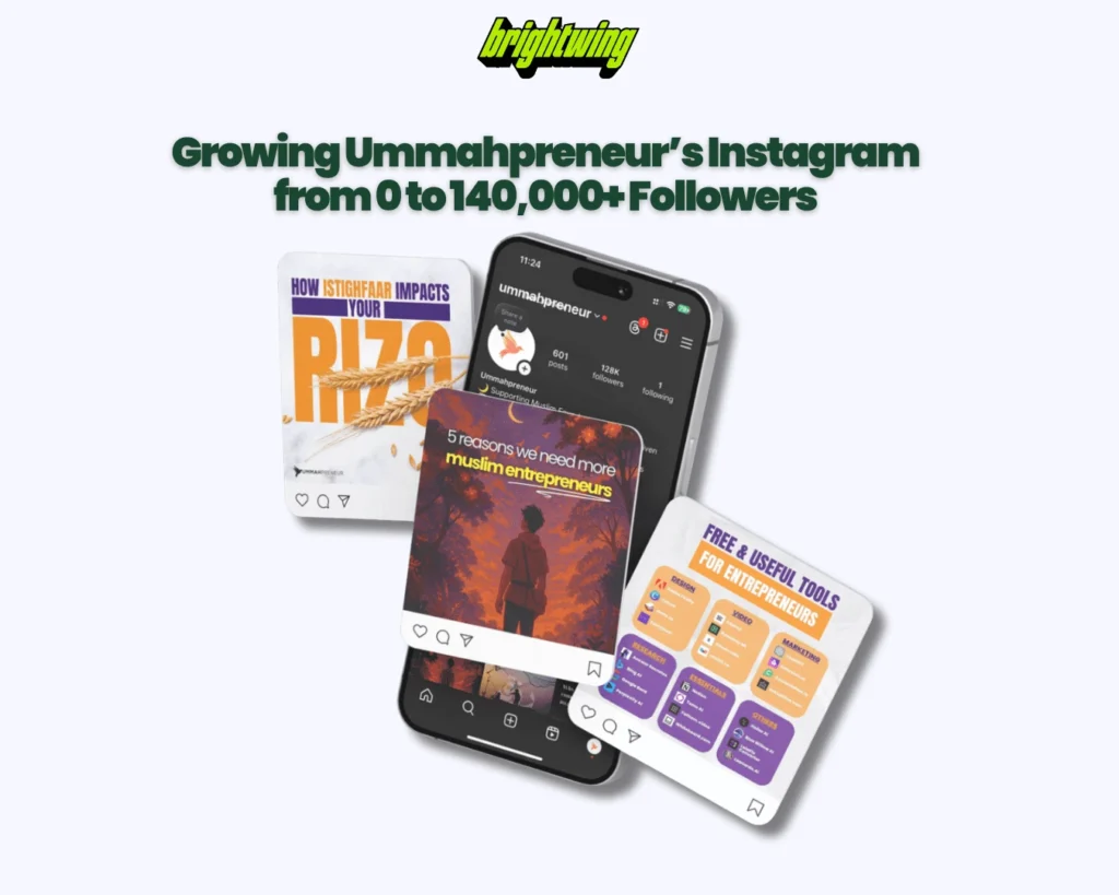 Ummahpreneur Instagram growth case-study cover